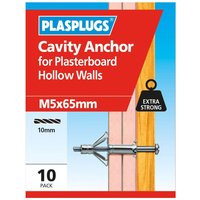 Plasplugs Cavity Anchor M5 x 65
Plasplugs Cavity Anchor M5 x 65