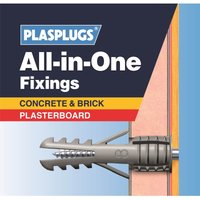 Plasplugs 10mm Multi Purpose Fixings
Plasplugs 10mm Multi Purpose Fixings