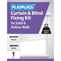 Plasplugs Curtain & Blind Fixing Kit
Plasplugs Curtain & Blind Fixing Kit