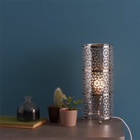 Pandora Metal Table Lamp - Chrome