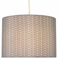 Hadley Herringbone Geometric Printed Lamp Shade - Blue & Ivory
Hadley Herringbone Geometric Printed Lamp Shade - Blue & Ivory