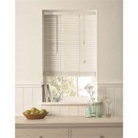 25mm White Wood Venetian Blind - 180cm
25mm White Wood Venetian Blind - 180cm
