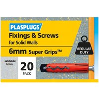 Plasplugs Red Plugs & Screws x 20
Plasplugs Red Plugs & Screws x 20