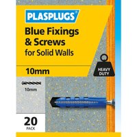 Plasplugs Blue Plugs & Screws
Plasplugs Blue Plugs & Screws
