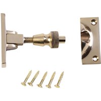 Screw Pattern Sash Window Fastener - Polished Brass - 55mm
Screw Pattern Sash Window Fastener - Polished Brass - 55mm