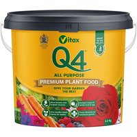 Vitax Q4 Premium Fertiliser 4.5kg
Vitax Q4 Premium Fertiliser 4.5kg