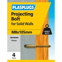 Projecting Bolt M8 X 105mm 4 Pk
Projecting Bolt M8 X 105mm 4 Pk