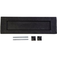 Antique Black Iron Letter Plate - 254 x 74mm
Antique Black Iron Letter Plate - 254 x 74mm