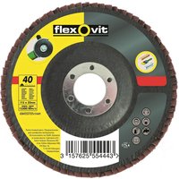 Flexovit Angle Grinder 40G Flap Disc - 115mm
Flexovit Angle Grinder 40G Flap Disc - 115mm