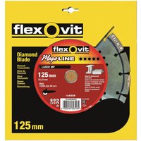Flexovit Megaline Multi-Purpose Segmented Diamond Blade - 125mm
Flexovit Megaline Multi-Purpose Segmented Diamond Blade - 125mm