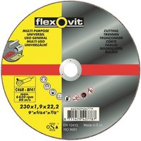 Flexovit Multi-Purpose Cutting Off Wheel - 230mm
Flexovit Multi-Purpose Cutting Off Wheel - 230mm