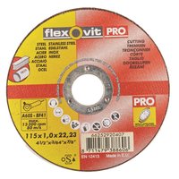 Flexovit PRO Steel Inox Cutting Off Wheel - 115mm - 5 Pack
Flexovit PRO Steel Inox Cutting Off Wheel - 115mm - 5 Pack