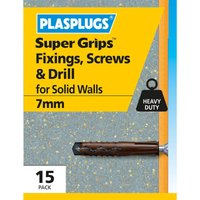 7mm Brwn Plugs/ Screws/ Drill 15 Pk
7mm Brwn Plugs/ Screws/ Drill 15 Pk