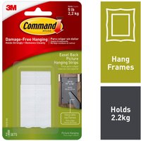 Command Medium Easel Back Picture Hanging Strips
Command Medium Easel Back Picture Hanging Strips