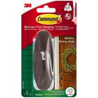 Command Outdoor Large Metallic Bronze Designer Hook
Command Outdoor Large Metallic Bronze Designer Hook