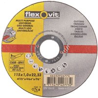 Flexovit Multi-Purpose Cutting Off Wheel - 115mm - 5 Pack
Flexovit Multi-Purpose Cutting Off Wheel - 115mm - 5 Pack