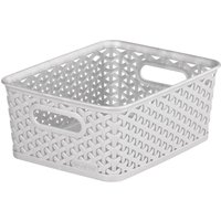 Curver My Style Small Rectangular Plastic Storage Basket - Grey - 4L
Curver My Style Small Rectangular Plastic Storage Basket - Grey - 4L