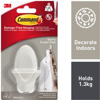 Command Quartz Double Hook
Command Quartz Double Hook