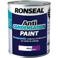 Ronseal Anti Condensation Paint White - 750ml
Ronseal Anti Condensation Paint White - 750ml