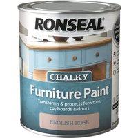 Ronseal Chalk Paint English Rose - 750ml
Ronseal Chalk Paint English Rose - 750ml