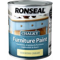 Ronseal Chalk Paint Country Cream - 750ml
Ronseal Chalk Paint Country Cream - 750ml