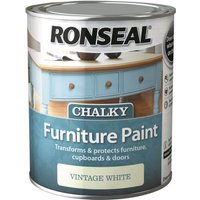 Ronseal Chalk Paint Vintage White - 750ml
Ronseal Chalk Paint Vintage White - 750ml