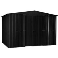 10x7ft Lotus Metal Shed Anthracite Grey
10x7ft Lotus Metal Shed Anthracite Grey