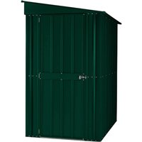 4x6ft Lotus Metal Lean To Shed Heritage Green 
4x6ft Lotus Metal Lean To Shed Heritage Green