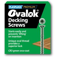 Ovalok Deck Screw - 4.5 x 50mm - 50 Pack
Ovalok Deck Screw - 4.5 x 50mm - 50 Pack