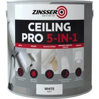Zinsser Ceiling Pro 5 in 1 - 2.5L
Zinsser Ceiling Pro 5 in 1 - 2.5L