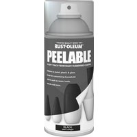 Rust-Oleum Peelable Black Spray Paint - 150ml
Rust-Oleum Peelable Black Spray Paint - 150ml