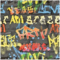 Fresco Graffiti Black Wallpaper
Fresco Graffiti Black Wallpaper