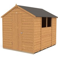 8x6ft Forest Overlap Dip Treated Apex Shed - incl. Installation
8x6ft Forest Overlap Dip Treated Apex Shed - incl. Installation