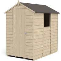 6x4ft Forest Overlap Pressure Treated Apex Shed incl. Installation
6x4ft Forest Overlap Pressure Treated Apex Shed incl. Installation