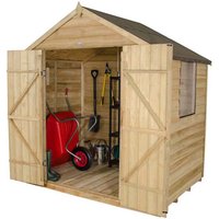 7x5ft Forest Wooden Overlap Pressure Treated Apex Shed -incl. Installation
7x5ft Forest Wooden Overlap Pressure Treated Apex Shed -incl. Installation