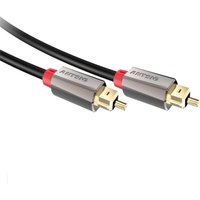 Antsig Toslink Premium Fibre Optic Audio Cable 2m
Antsig Toslink Premium Fibre Optic Audio Cable 2m