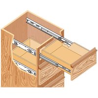 Ball Bearing Full Extension Drawer Slide - Zinc Plated - 35cm
Ball Bearing Full Extension Drawer Slide - Zinc Plated - 35cm