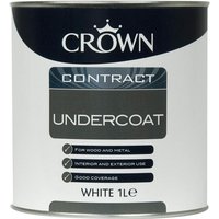 Crown White Contract Undercoat - 1L
Crown White Contract Undercoat - 1L