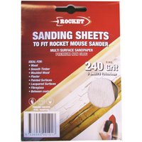 Rocket Mouse Sanding Sheet - 240g - 5 pack
Rocket Mouse Sanding Sheet - 240g - 5 pack