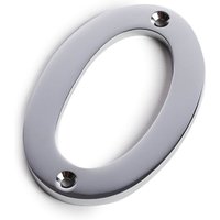 Chrome Screw Fixing House Number - 100mm - 0
Chrome Screw Fixing House Number - 100mm - 0