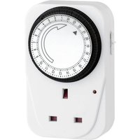 Arlec 24 Hour Mechanical Timer Socket White
Arlec 24 Hour Mechanical Timer Socket White