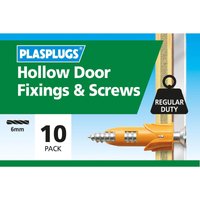 Plasplugs Hollow Door & Screws
Plasplugs Hollow Door & Screws