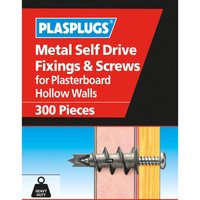 Plasplugs Metal Self Drive & Screws x 300
Plasplugs Metal Self Drive & Screws x 300