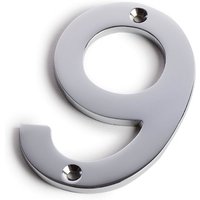 Chrome Screw Fixing House Number - 100mm - 9
Chrome Screw Fixing House Number - 100mm - 9