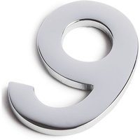 Chrome Self Adhesive House Number - 60mm - 9
Chrome Self Adhesive House Number - 60mm - 9