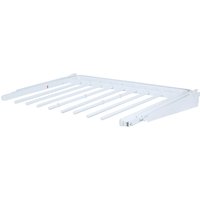 Sliding Trouser Rack - White - 600x470mm