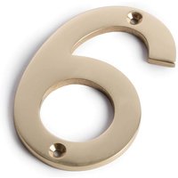 Polished Brass Numeral - Screw Fixing - 100mm - 6
Polished Brass Numeral - Screw Fixing - 100mm - 6
