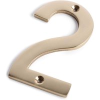 Polished Brass Numeral - Screw Fixing - 100mm - 2
Polished Brass Numeral - Screw Fixing - 100mm - 2