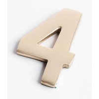 Polished Brass Numeral - Self Adhesive - 60mm - 4
Polished Brass Numeral - Self Adhesive - 60mm - 4