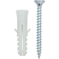 Wall Strip Plug and Screw Fixings - 20 Pack
Wall Strip Plug and Screw Fixings - 20 Pack